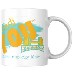 fitness bögre napi mozgás QR kóddal